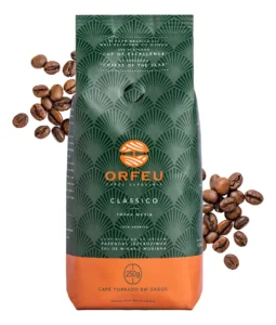 Café em Grãos Orfeu Clássico 250g Torra Média 100% Arábica