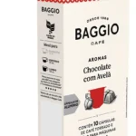 Cápsulas De Café Baggio Chocolate Com Avelã Compatível Nespresso 10 Unidades