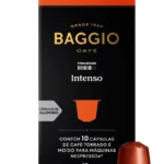 Cápsulas De Café Baggio Intenso Em Alumínio Compatível Nespresso 10 Unidades