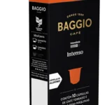 Cápsulas De Café Baggio Intenso Em Alumínio Compatível Nespresso 10 Unidades