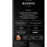 Cápsulas De Café Baggio Intenso Em Alumínio Compatível Nespresso 10 Unidades