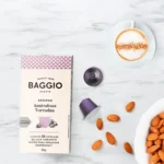 Cápsulas De Café Baggio Amêndoas Torradas Compatível Nespresso Intensidade 7
