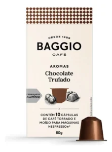 Cápsulas De Café Baggio Chocolate Trufado Compatível Nespresso 10 Unidades