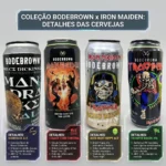 Kit Presente 4 Cervejas Fãs Iron Maiden Oficial Original