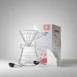 Kit Cafeteira 500ml C/ Jarra, Suporte e 40 Filtros V60 02 Daysbrasil