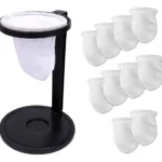 Mini Coador De Café De Pano Individual Com 10 Refis Extras