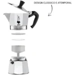 Nuova Moka Express Italiana 6 Xícaras Bialetti